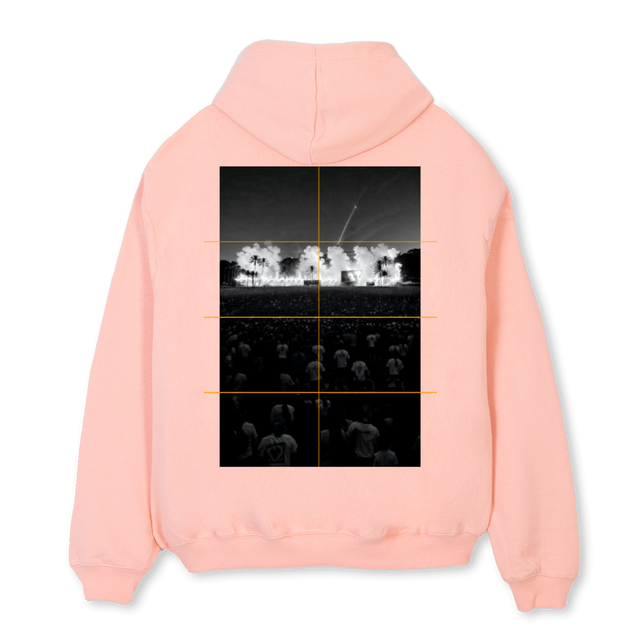 SLANGEXPLOSIONPINKHO Pink Clay Oversized Hoodie.