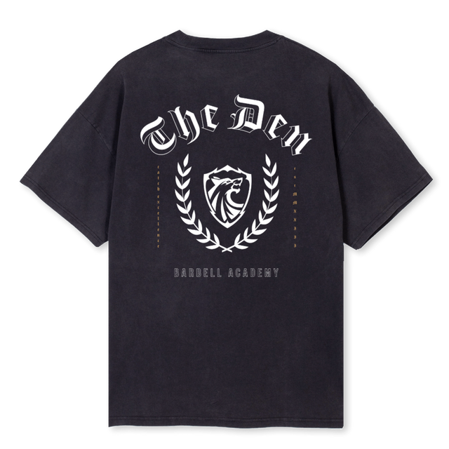 CRESTTDBA Vintage Black Oversized Tee.