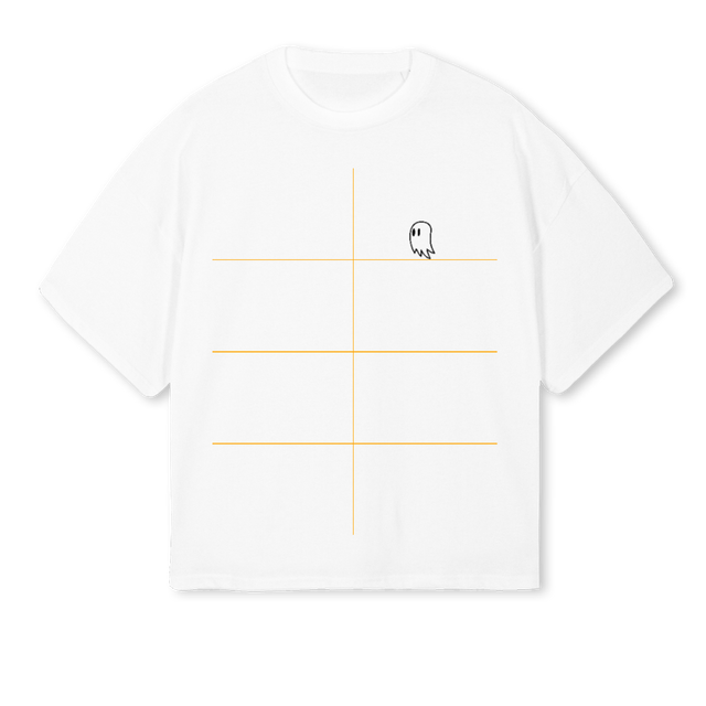 NYCBLACK White Oversized Boxy Tee.