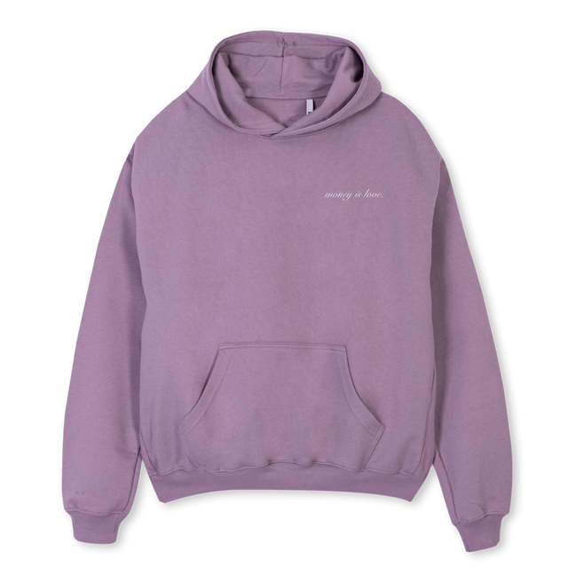 MIL Purple Oversized Hoodie.