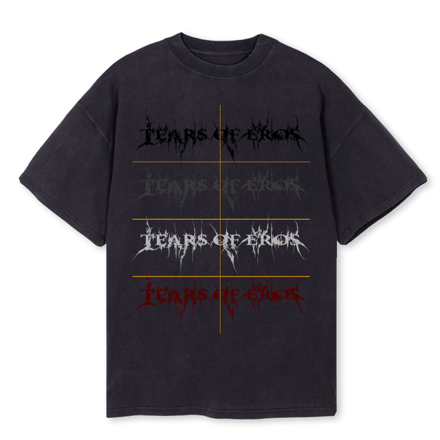 JHGJHG Vintage Black Oversized Tee.