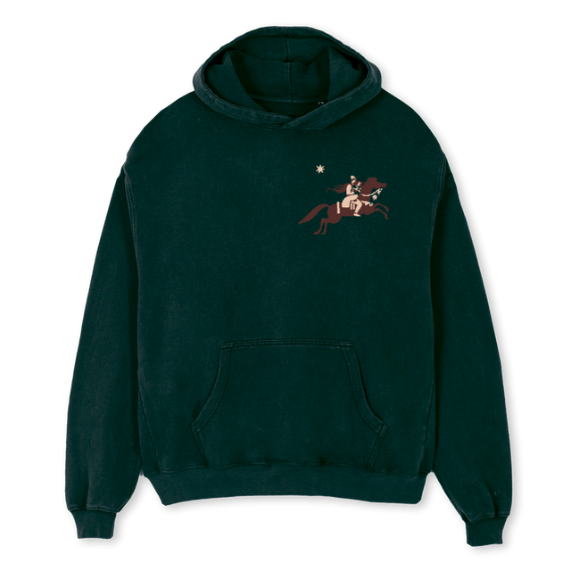 ORIENT Wild Green Oversized Hoodie.