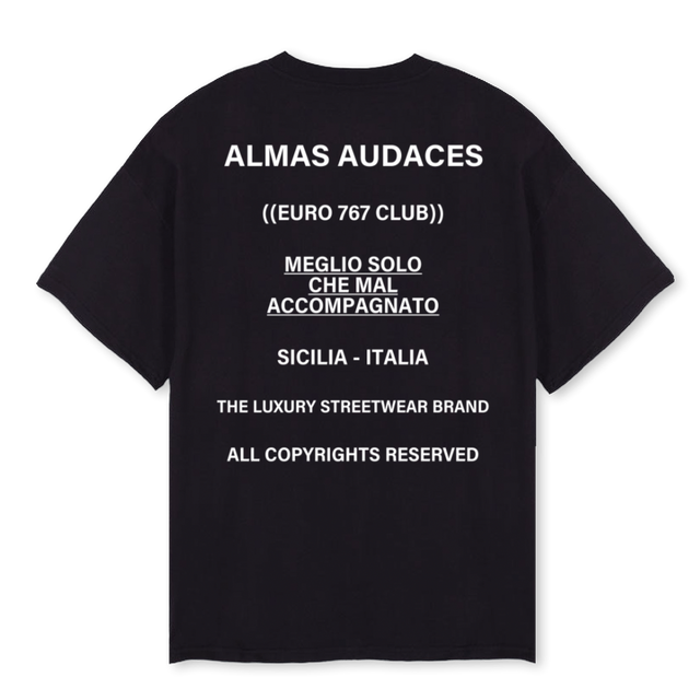 EURO Black Oversized Tee.