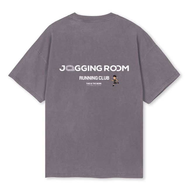 JRTHEWORKT Pigment Grey Oversized Tee.