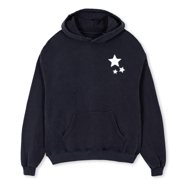 SHOOT Vintage Black Oversized Hoodie.