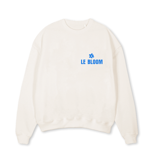DAL Vintage White Oversized Crewneck Sweater.