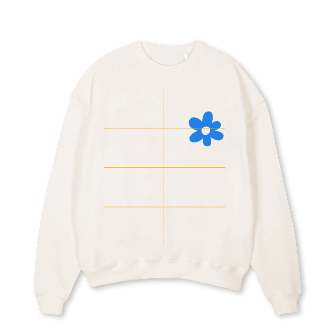 1300~WHITE LABEL Textured Cotton Crewneck Sweater main image 0