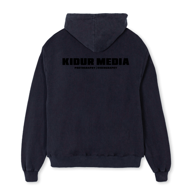 STEALTH Vintage Black Oversized Hoodie.