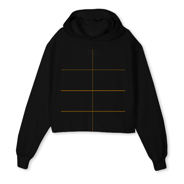AAAAAAAAAAAAAAAAAAA Black Cropped Hoodie.