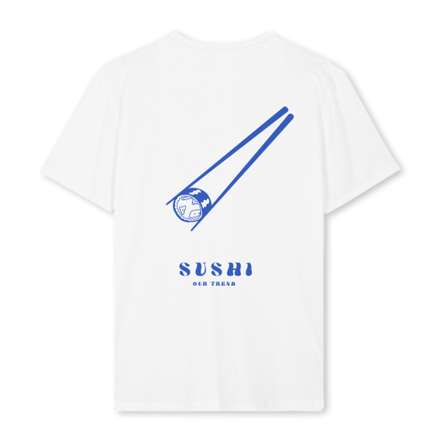 SUSHI White Regular Tee.