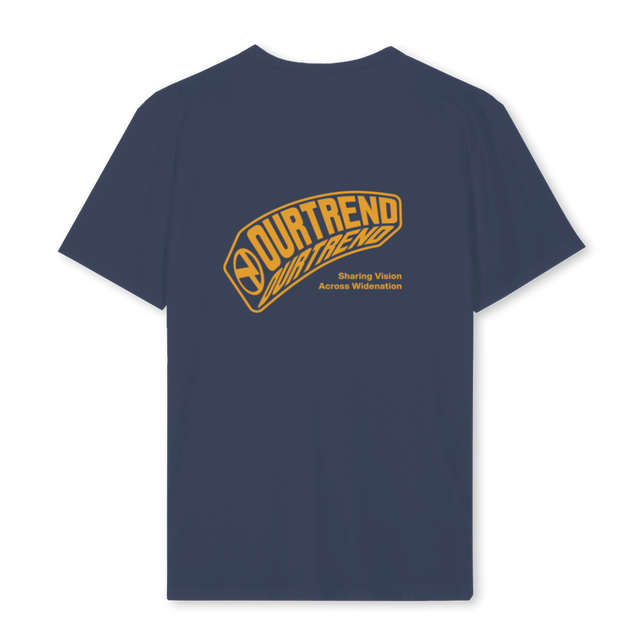 BRICK Navy Blue Regular Tee.
