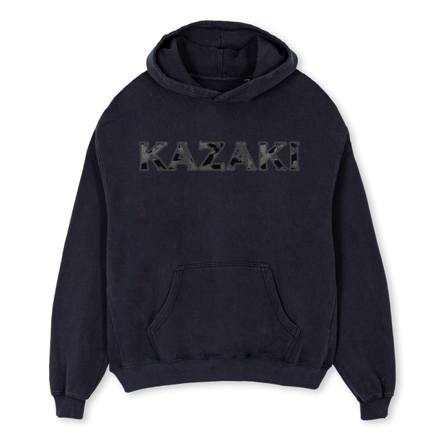 VBLACK Vintage Black Oversized Hoodie.