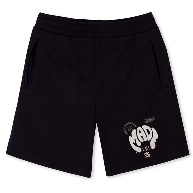 FAWMBSS Black Sweatshorts.