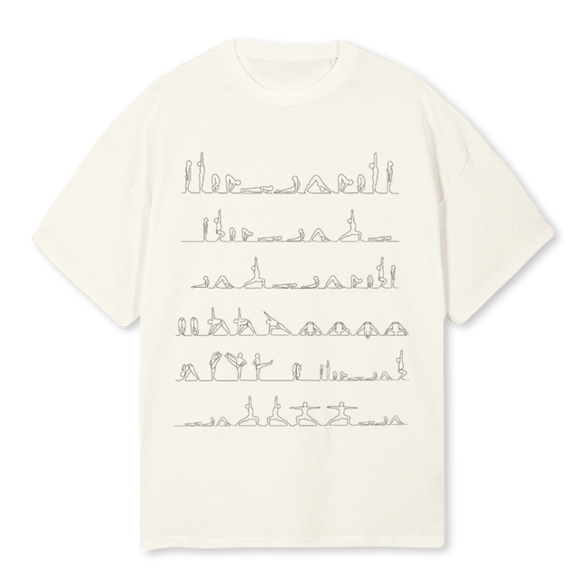 REMERAASHTANGABLANCA Cream Oversized Tee.