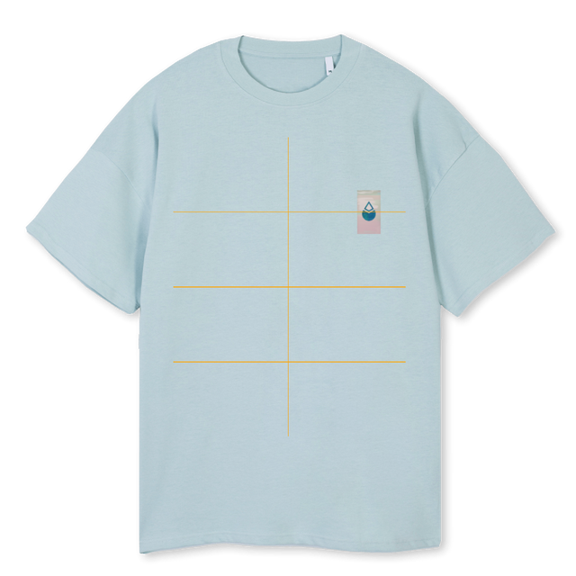 LIDOPOOL Cold Blue Oversized Tee.