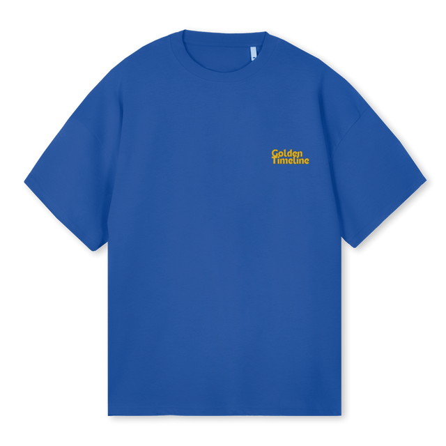 BORNFROMGREEN Cobalt Blue Oversized Tee.