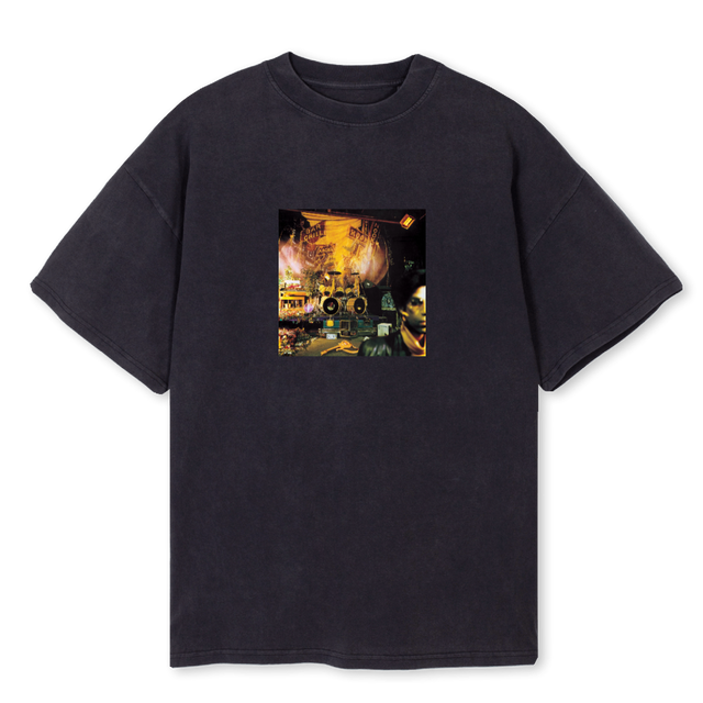 SIGNOTHETIMES Vintage Black Oversized Tee.