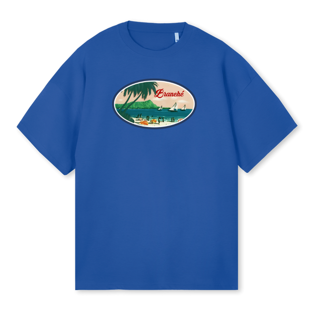 BLUET Cobalt Blue Oversized Tee.