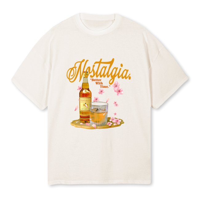 BETTERWITHTIME Vintage White Oversized Tee.