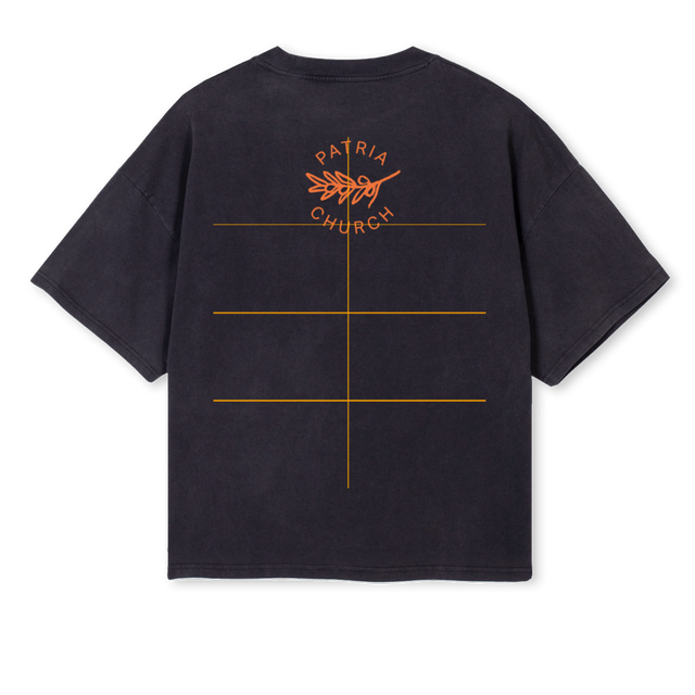 JEHOVAHSHIRT Vintage Black Oversized Boxy Tee.