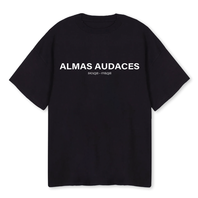 ALMA Black Oversized Tee.