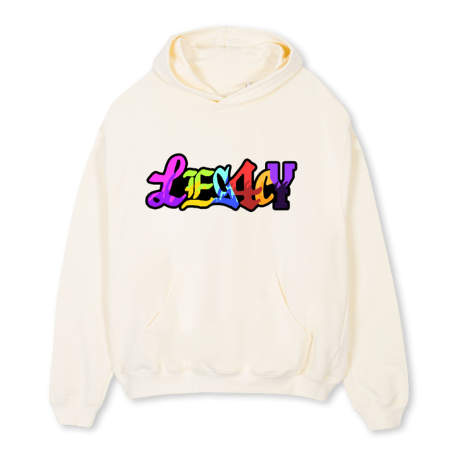 MULTICOLOR Cream Oversized Hoodie.
