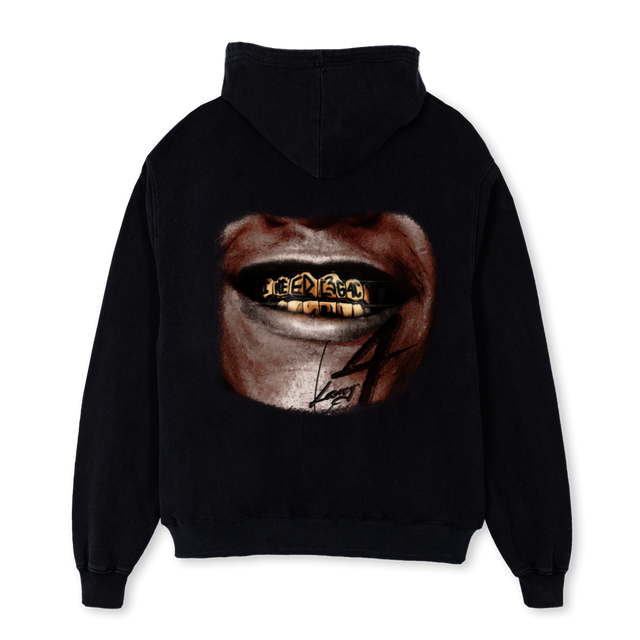 LEGCY Black Oversized Hoodie.