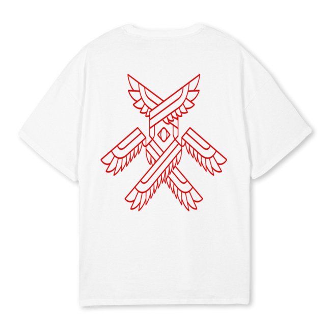 SERAPH White Oversized Tee.