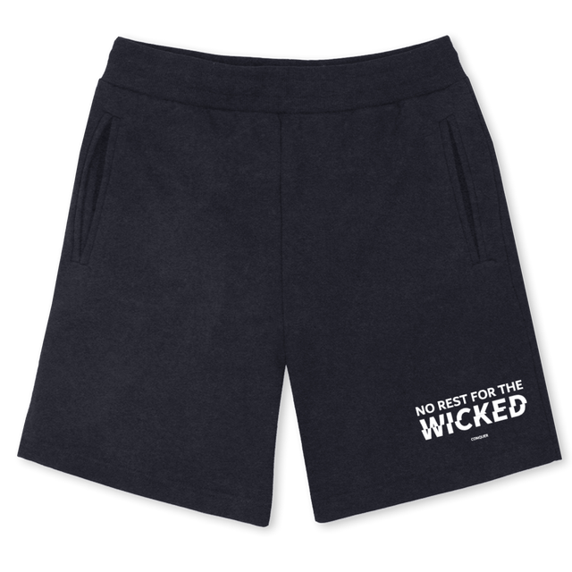 NRFTWSEVEN Vintage Black Sweatshorts.