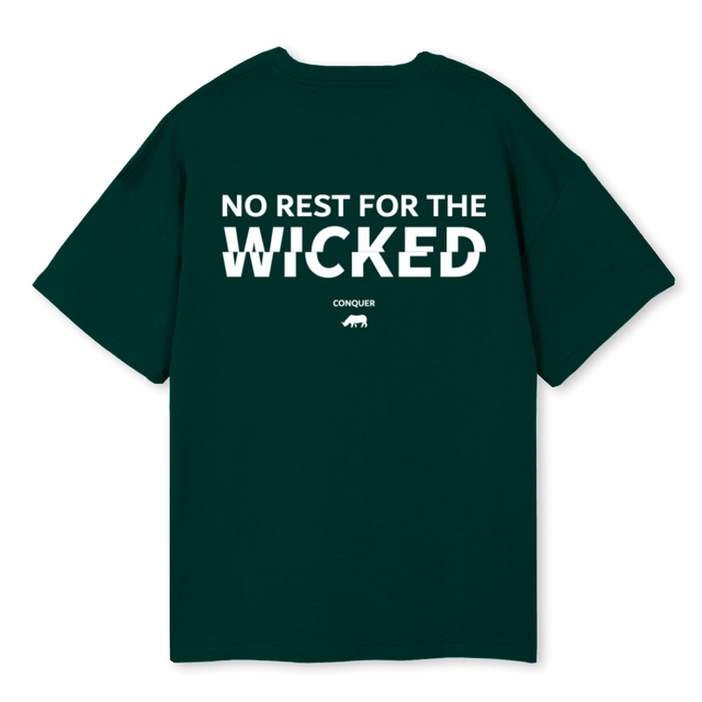 NRFTWSIX Wild Green Oversized Tee.
