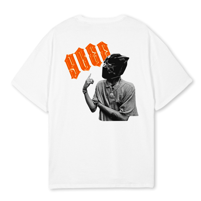 CEE White Oversized Tee.