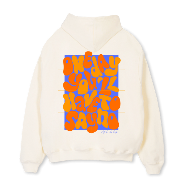 TSYC_2 Cream Oversized Hoodie.