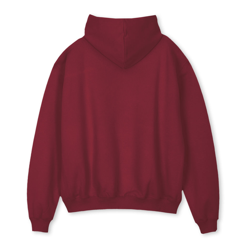 Hooded jacket Color maroon - SINSAY - 6238I-83X