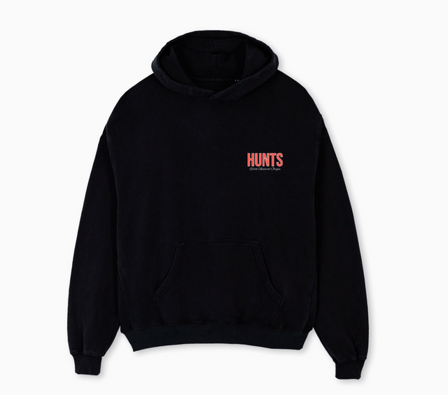 SPORT HOODIE Black Oversized Hoodie.