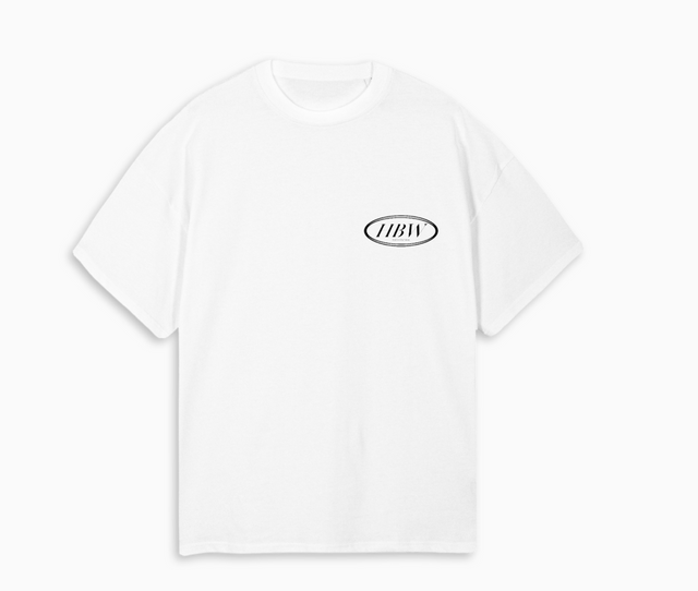 HBW TEE White Oversized Tee.