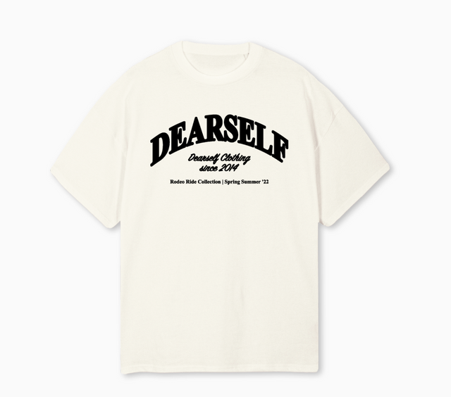REDEOFRONTSHIRT Cream Oversized Tee.