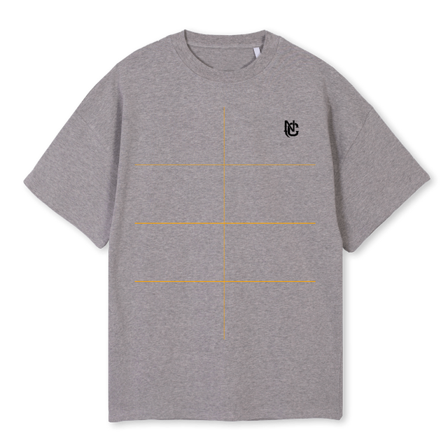 NCBAS Grey Marl Oversized Tee.