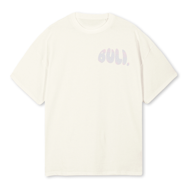 SYDÄN BLU Cream Oversized Tee.