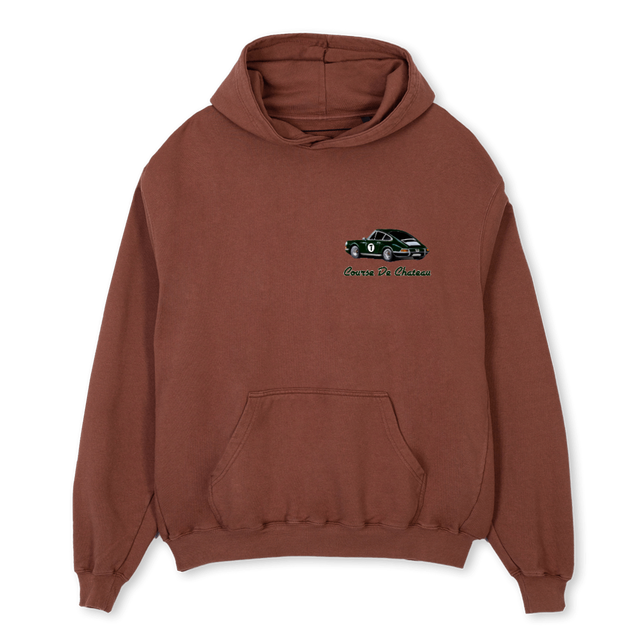 CCARBROWN Vintage Brown Oversized Hoodie.