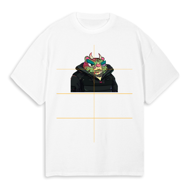 KARAFURU M D White Oversized Tee.