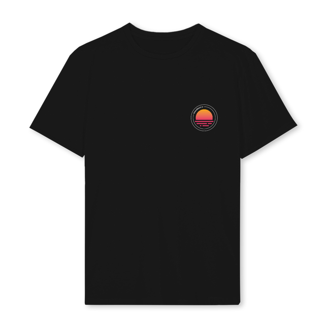 SOLANCIAGA BEACH Black Regular Tee.