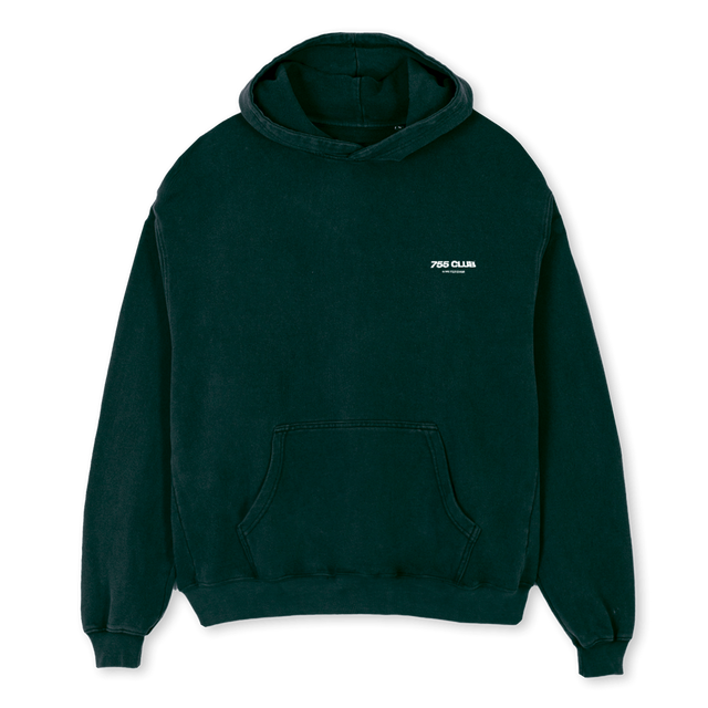 BACK TEXT Wild Green Oversized Hoodie.