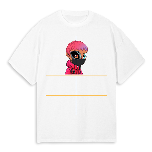 KARAFURU M B White Oversized Tee.