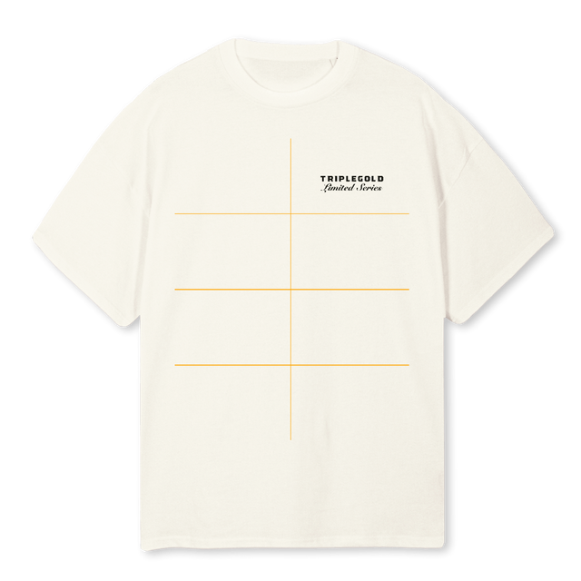LIMITED SERIES DOG Cream Oversized Tee.
