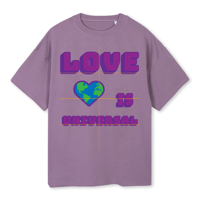 LIS Purple Oversized Tee.