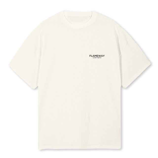 T CREAM CHAPTER Cream Oversized Tee.