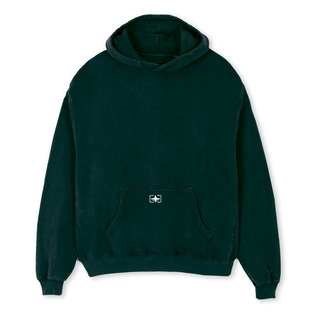 SONICSBADGE Wild Green Oversized Hoodie.