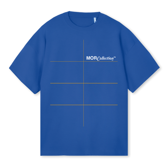 BLUE SHIRT Cobalt Blue Oversized Tee.