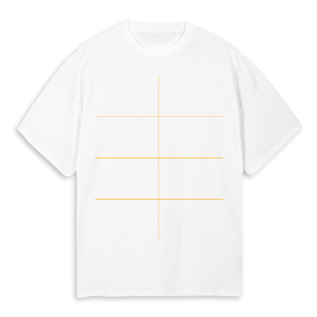 SICKO MODE White Oversized Tee.