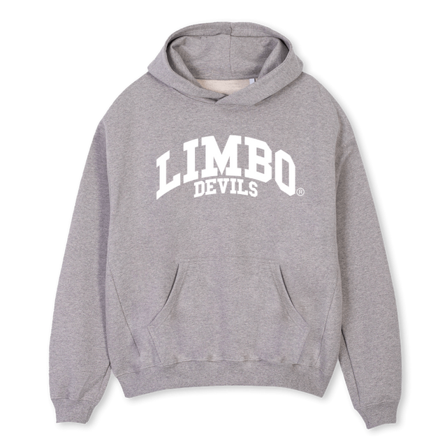DEVILS Grey Marl Oversized Hoodie.